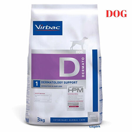 Virbac Dermatology Support Dog Köpek Kuru Maması 3 Kg
