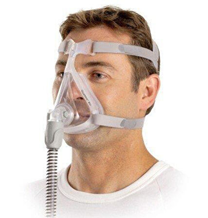 ResMed Quattro Air Tam Yüz CPAP Maskesi (Large Boy) +ResMed S9 ve Air Serisi Filtre 2’li Paket