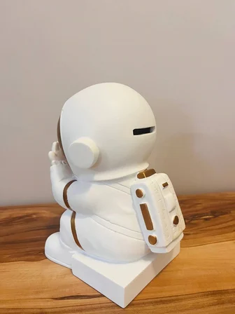Dekoratif Astronot Biblo Kumbara 1. Sınıf Dayanıklı Kırılabilir Tasarruf Kumbarası & Masa Dekoru