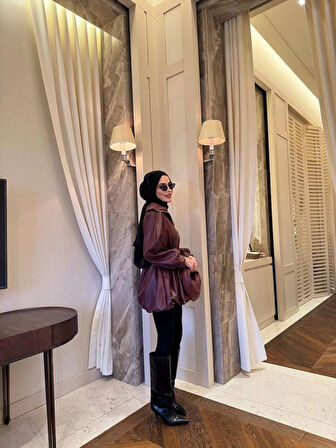 TESETRÜ  BOMBER DERİ CEKET 