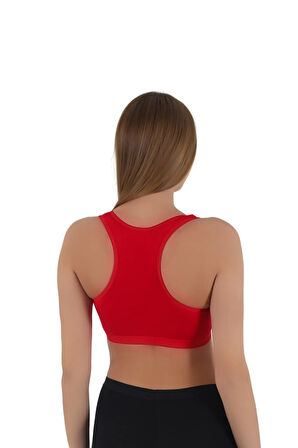 Kadın Kalın Askılı Pedsiz Sporcu Crop  | S-M, L-XL