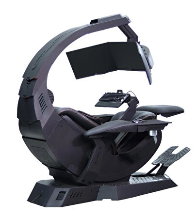 TWISTED MINDS UNICORN 2.0 MANTICORE RGB ELEKTRİKLİ DERİ DÖŞEME ÇELİK PROFESYONEL GAMING SIMULATOR