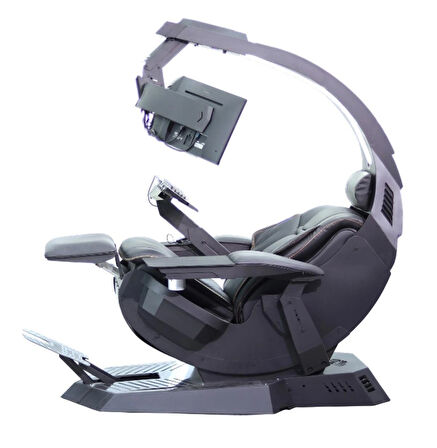 TWISTED MINDS UNICORN 2.0 MANTICORE RGB ELEKTRİKLİ DERİ DÖŞEME ÇELİK PROFESYONEL GAMING SIMULATOR