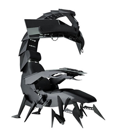 TWISTED MINDS SCORPION RGB ELEKTRİKLİ KARBON ÇELİK PROFESYONEL GAMING SIMULATOR
