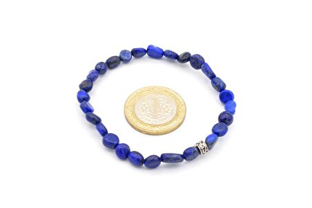AMORF KESİM DOĞAL LAPİS LAZULİ TAŞI BİLEKLİK 1.KALİTE