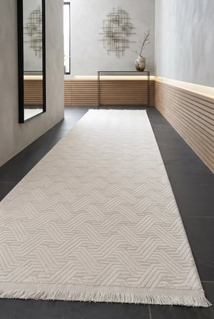 Zena 406A Modern Ve Klasik Tarzda Dokuma Bej Halı Oturma Odası Salon Yatak Odası Mutfak Koridor Halısı