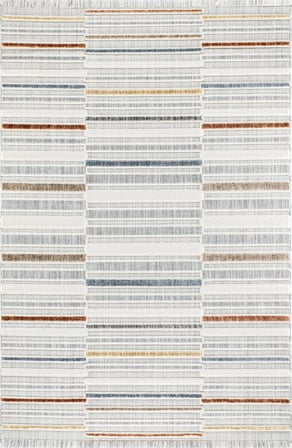 Colors B4990A Modern İskandinav Tarzı Kaliteli Bukle Dokuma Kabartmalı Halısı Multi