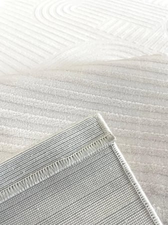 Talya 46348A Modern Bohem İskandinav Tarzı Beyaz Halı Oturma Odası Salon Yatak Odası Mutfak Koridor Halısı Tozumaz Beyaz