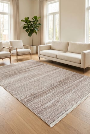 İnova PS988V9 Soft Vizon Geçişli Minimaliz Tasarımlı Oturma Odası Salon Halısı