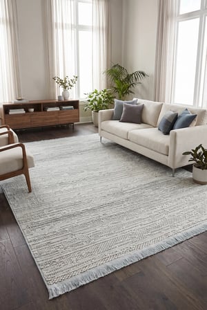 İnova PS988V9 Soft Su Yeşil Geçişli Minimaliz Tasarımlı Oturma Odası Salon Halısı
