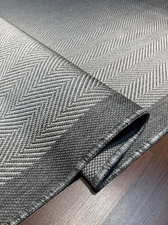 Fenomen Carpet Lotus Koleksiyonu Bordürlü Temizlenebilir Sisal Halı