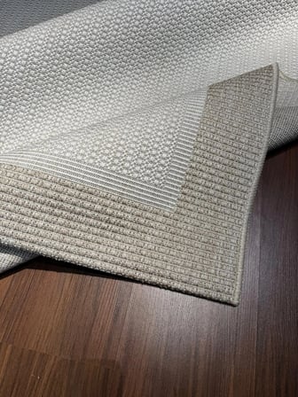 Fenomen Carpet Lotus Koleksiyonu Bordürlü Temizlenebilir Sisal Halı
