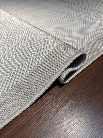 Fenomen Carpet Lotus Koleksiyonu Bordürlü Temizlenebilir Sisal Halı