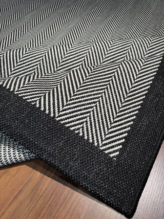 Fenomen Carpet Lotus Koleksiyonu Bordürlü Temizlenebilir Sisal Halı