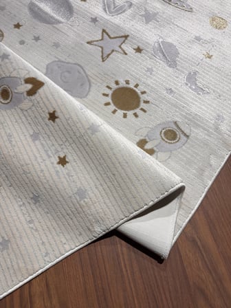 Fenomen Carpet Daisy Koleksiyonu İpek Bambu Tozumaz Çocuk Halısı
