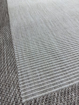 Fenomen Carpet İllision İskandinav Jüt Yıkanabilir Bordürlü Halı Kilim Balkon Teras Mutfak Halısı