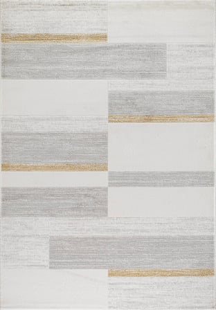 Talya 51528A Modern Geometrik Desenli Gri Halı Oturma Odası Salon Yatak Odası Mutfak Koridor Halısı Tozumaz Gri
