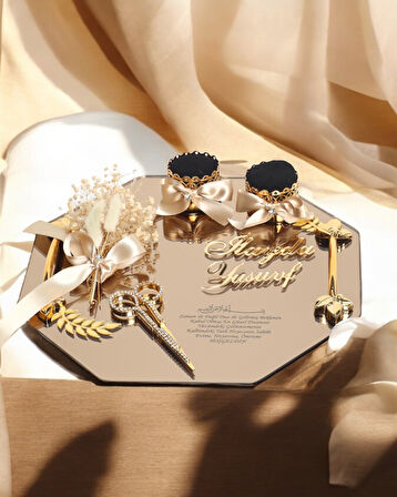 Affinity Söz Nişan Tepsisi Gold