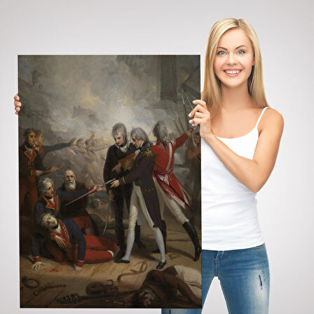 San Nicolas'ın St Vincent'ta Teslim Olması Reprodüksiyon Tablosu-6277