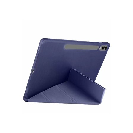 Samsung Galaxy X610 Tab S9 Fe Plus 12.4 Kılıf Kalemlikli Mars Tablet Kılıfı - Lacivert