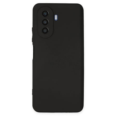 Huawei Nova Y70 Kılıf First Silikon - Siyah