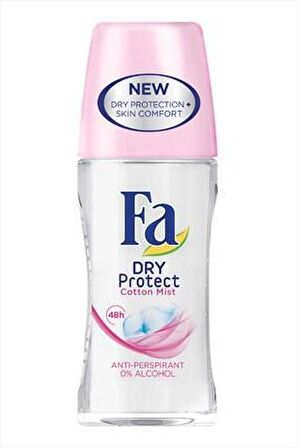 Fa Dry Protect Pudrasız Leke Yapmayan Kadın Roll-On Deodorant 50 ml