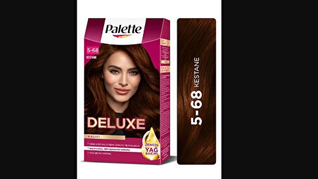 PALETTE DELUXE KİT SAÇ BOYASI-5.68-KESTANE