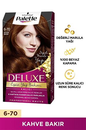 Palette Deluxe 6-70 Kahve Bakır