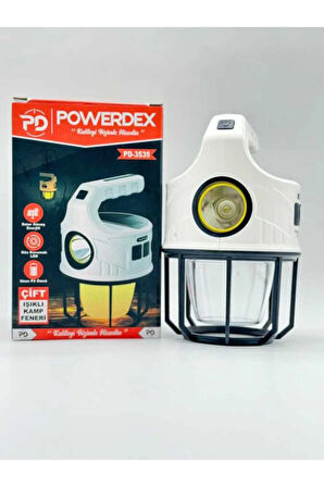 PD-3535 Çift Işıklı Solar Şarjlı Kamp Lambası