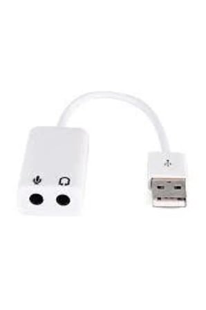 Kablolu Usb Ses Kartı Usb Sound Adapter 7.1 Channel - TK-105