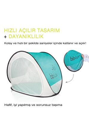 bblüv Sunkitö UV Koruyuculu Çocuk Çadırı Turkuaz