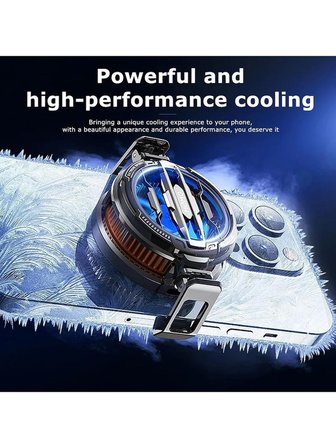 Cx07 Telefon Soğutucu Fan 15w Power Radyatörlü Magsafe Ve Aparatlı Telefon Ve Tablet Soğutucu