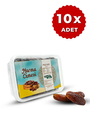 Hurma Dolgu Ezme Yumuşak Kıyım (Şekersiz) Payitaht Hurma 1000 Gr 10'lu Kampanyalı Paket