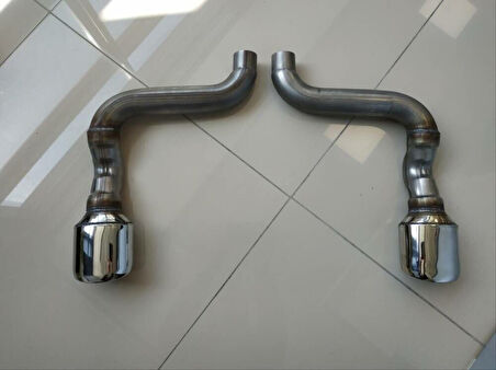 Honda Civic FC5 2016-2020 İçin Uyumlu Difüzör Çift Çıkış İçin Egzoz Seti