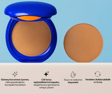 Shiseido Uv Protective Compact Foundation Medium Beige 12Gr