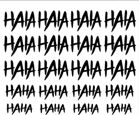 Hahah hologram renk sticker 30x15 folyo kesim su gecirmez 