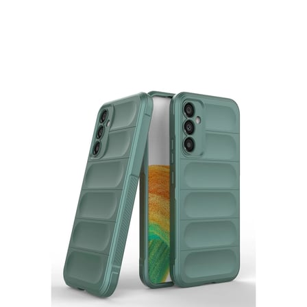 Samsung Galaxy A15 4G Kılıf Optimum Silikon - Koyu Yeşil