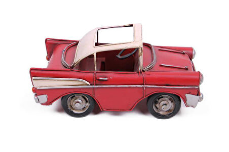 Dekoratif Metal Araba Kalemlik Vintage Dekoratif Hediyelik