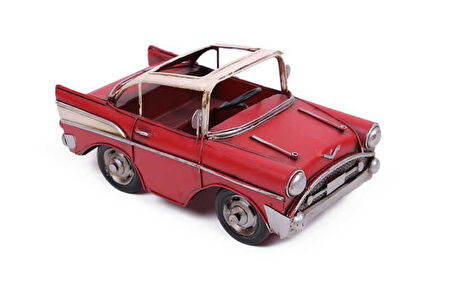 Dekoratif Metal Araba Kalemlik Vintage Dekoratif Hediyelik