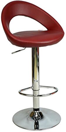 Bürocci Larissa Bar Taburesi-Bordo-9501Q0102 