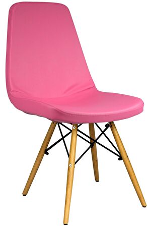 Bürocci Julia Cafe Koltuğu-Pembe Deri-2019G0120