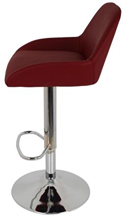 Bürocci Texas Bar Taburesi - Kahverengi Deri - 9506S0121