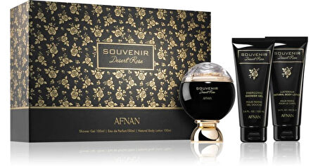 Afnan Souvenir Desert Rose EDP 100 ml Kadın Parfüm Seti