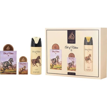 Lattafa Pride Art Nature II EDP 100 ml + EDP 20 ml + 200 ml Body Shower Unisex Parfüm Seti