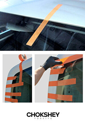 Pvc Oto Cam Bandı – İz Bırakmayan, Dayanıklı Montaj Bandı 45mmx33mt - 3 Adet