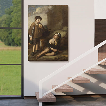 Bartolomé Esteban Murillo'nun Argolla Oyununa Davet Tablosu-6290