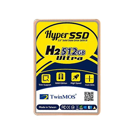 Twinmos TM512GH2U Sata 3.0 512 GB SSD