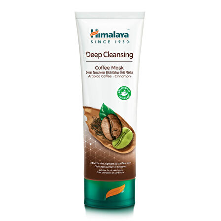 Himalaya Since 1930 Deep Cleansing Derin Temizleme Etkili Gözenek Sıkılaştırıcı Kahve Özlü Yüz Maskesi 75 ml