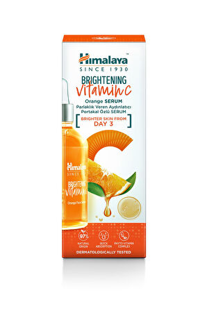 Parlaklık Veren Aydınlatıcı Vitamin C Portakal Özlü Serum 30ml, Cilt Yenileyici, Niasinamid