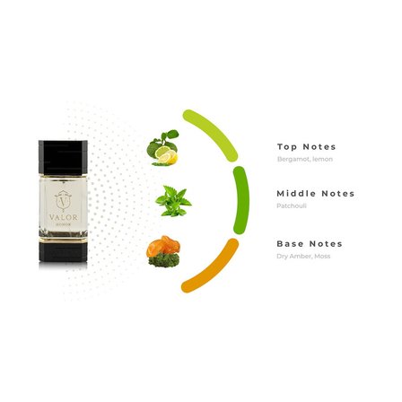 Khadlaj. Valor Honor EDP 100 ml Erkek Parfüm